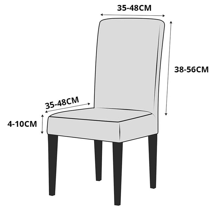 Stolsöverdrag - Coverly - Stretchiga - Eleganta (2 stycken)