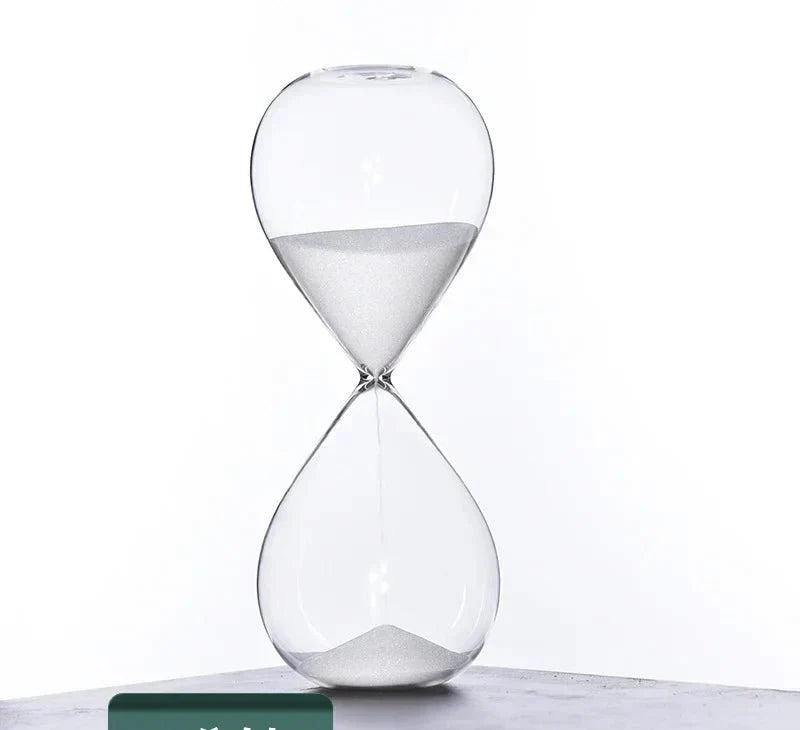 Glas Sand Timer | Stilig Dekoration med 5/10/30/60 Minuters Indikering
