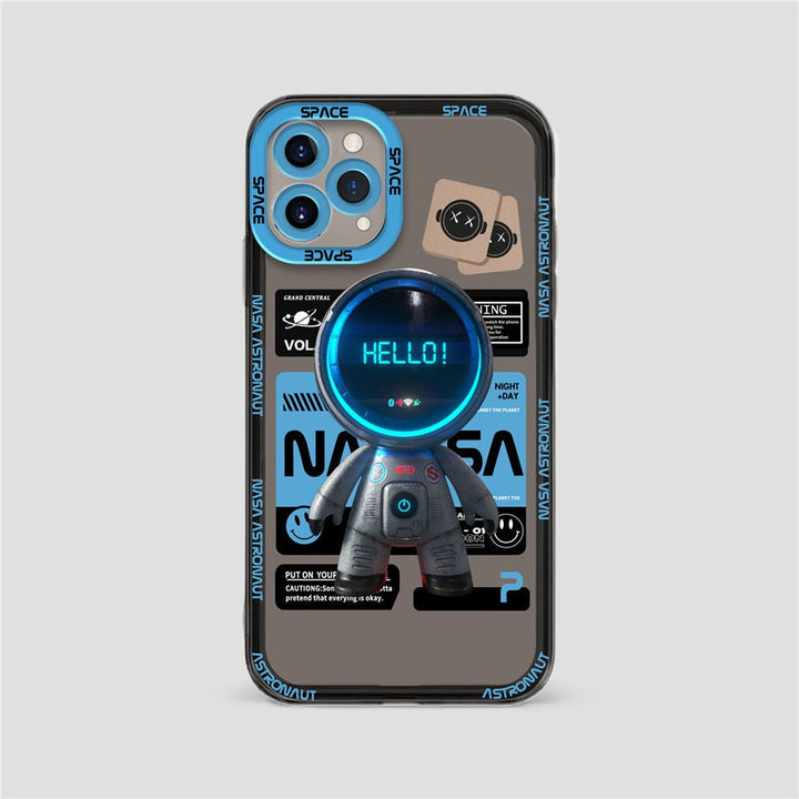 Rymdtid Astronaut Konstnärlig Telefonfodral