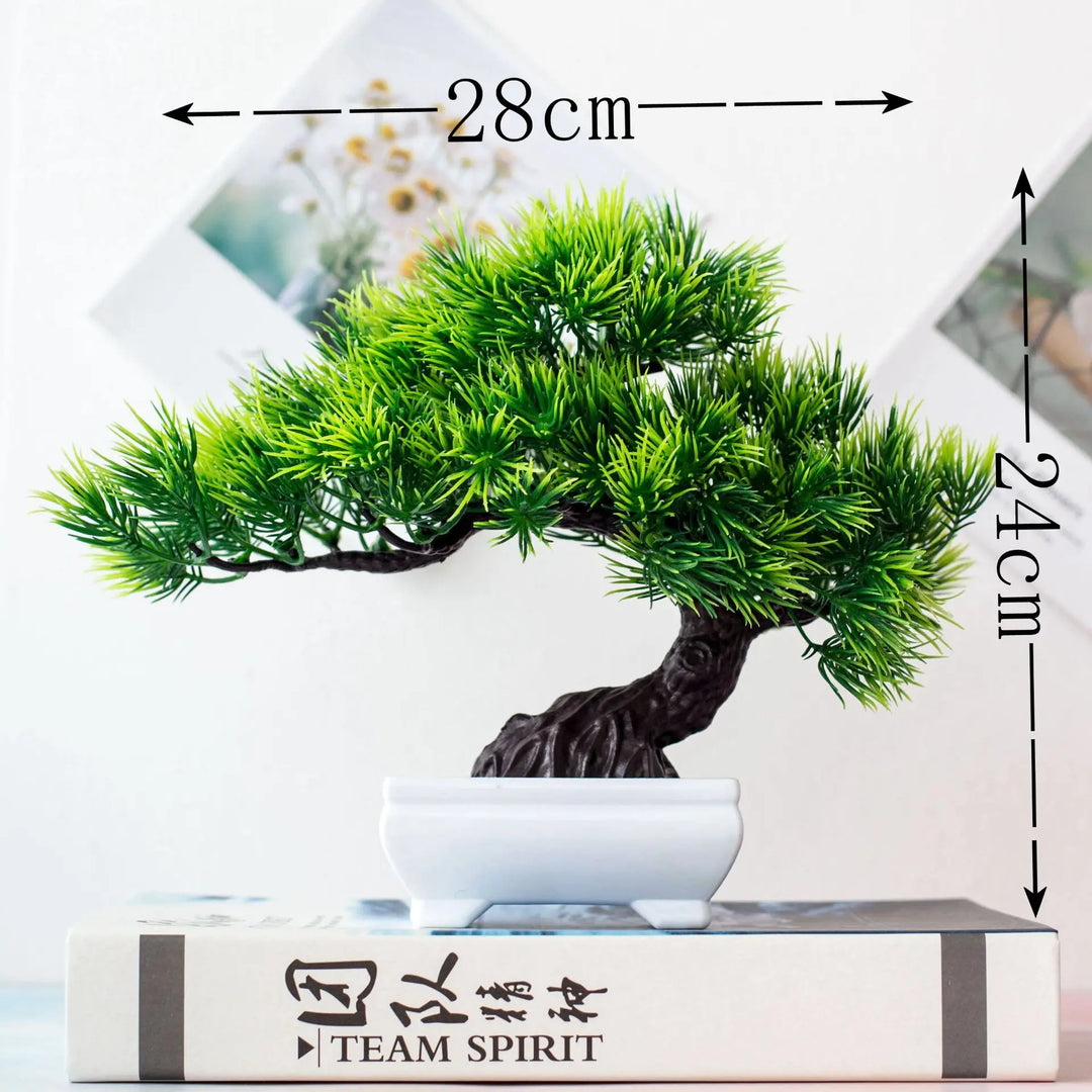 Liten Träkruka Bonsai Växter