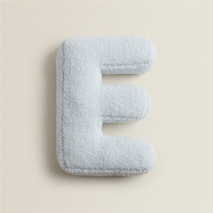 Alfabet Bokstav Fleece Kudde