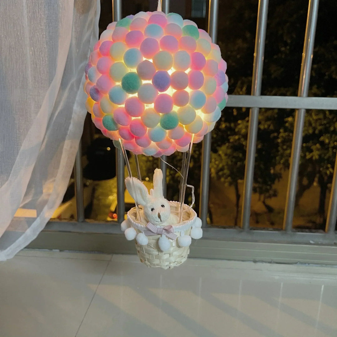 DIY Luftballong-formad Flygande Djur Nattlampa