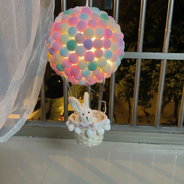 DIY Luftballong-formad Flygande Djur Nattlampa