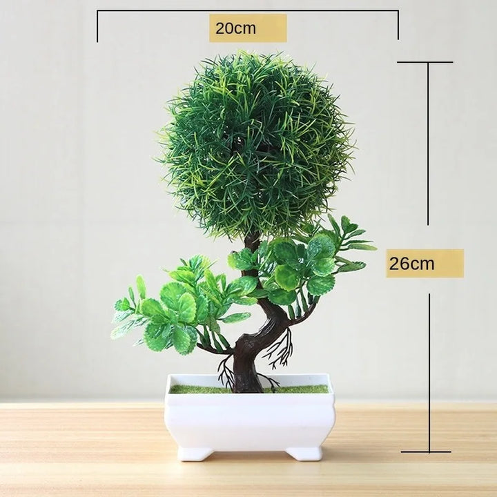 Liten Träkruka Bonsai Växter
