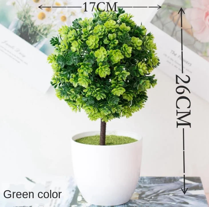 Liten Träkruka Bonsai Växter