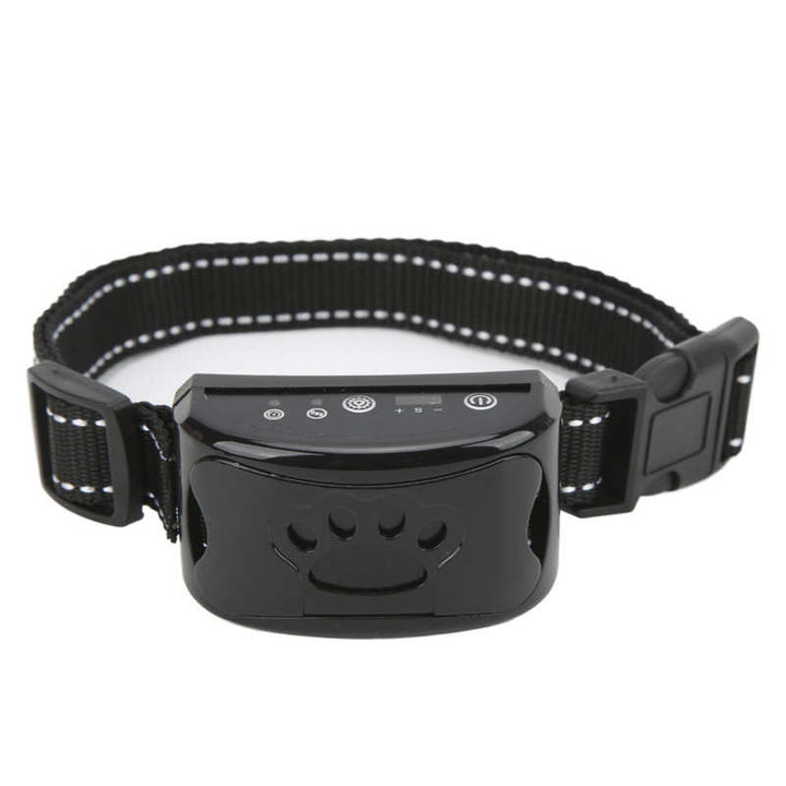 Smärtfri Anti-Bark Krage – Vibrationer &amp; Ultraljud för Hundar