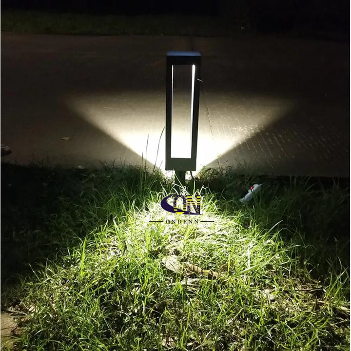 15W LED trädgårdslampa: aluminiumpollare för utomhusgårdar, villa landskapsbelysning