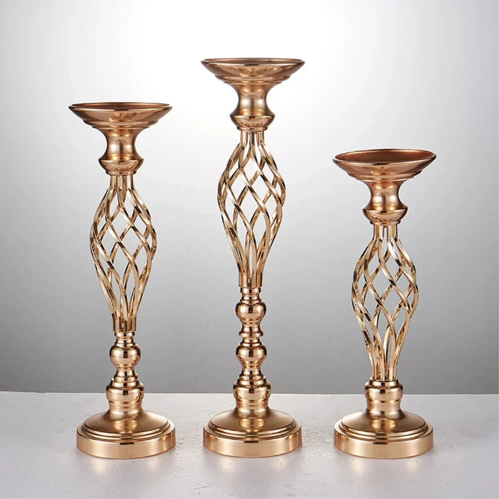 Elegant Ljusstake Set med Metallställ