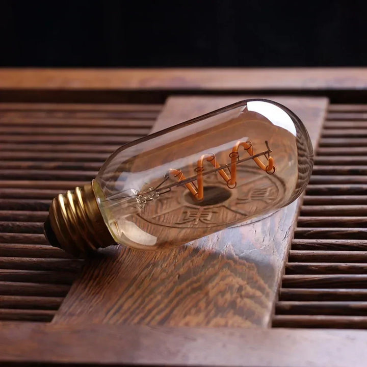 Dimbar Vintage LED-lampa (3W, E27-fäste) - Guldspiraltråd för Kandelabrar &amp; Dekorativ Belysning