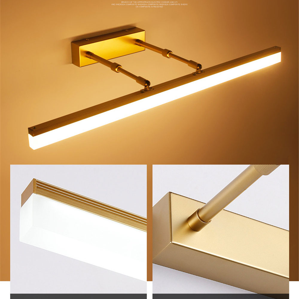 AquaGlow Vattentät LED Spegel Lampa