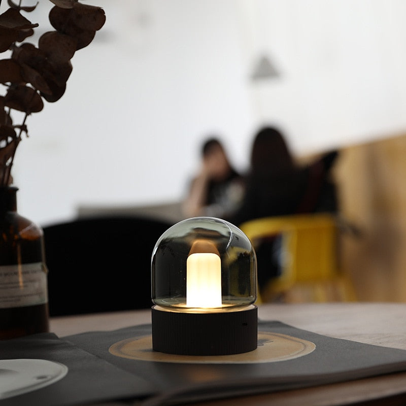 Vintage MiniPastell Nattduksbordslampa