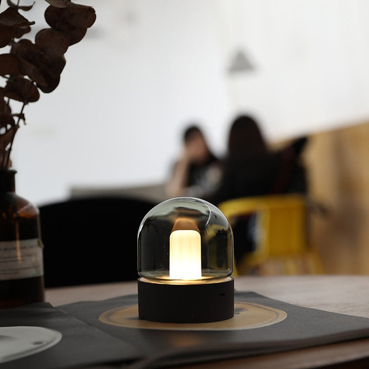 Vintage MiniPastell Nattduksbordslampa