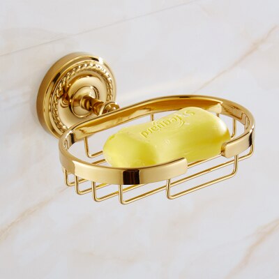 Guld Badaccessoarer