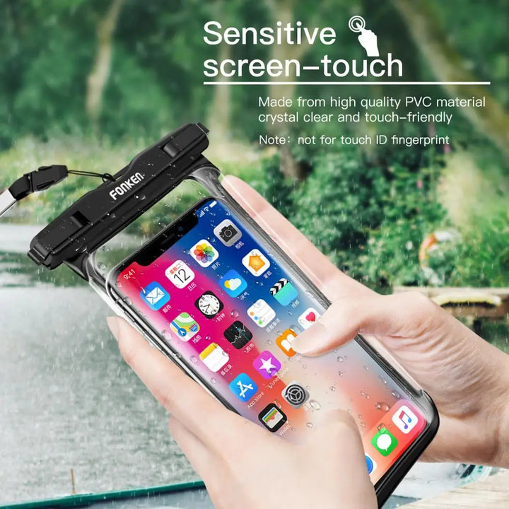Vattentät Smartphone-fodral DryVault | Full View Design | Åtkomst från sidan | Med bärrem