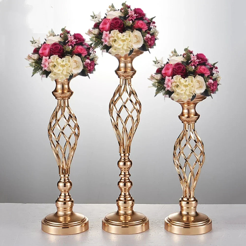 Elegant Ljusstake Set med Metallställ