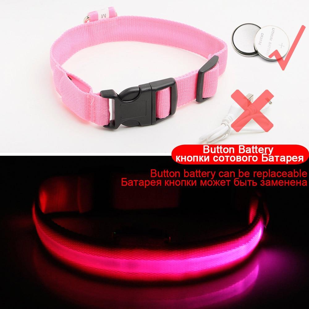 Ljusande Hundhalsband - Blinkande Hundhalsband