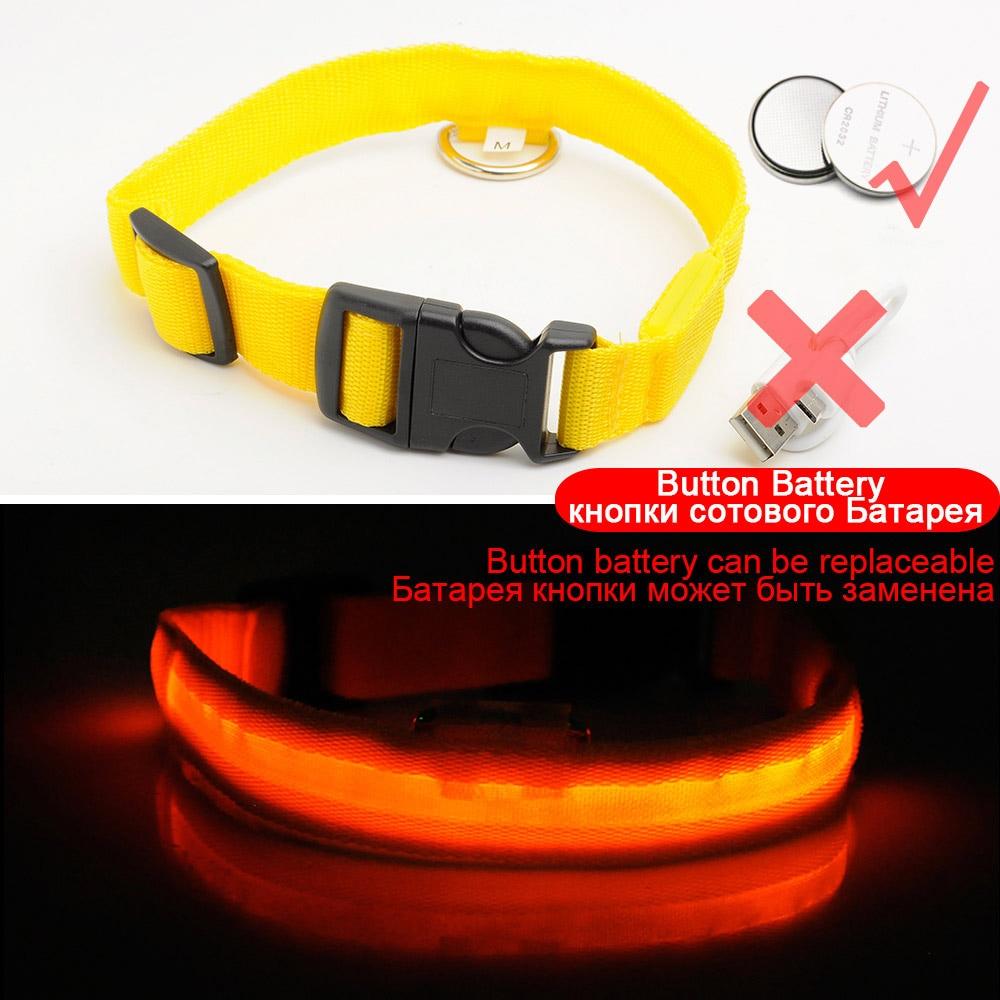 Ljusande Hundhalsband - Blinkande Hundhalsband