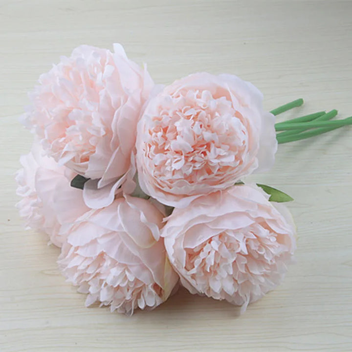 Stort Set med Silkesblommor av Pion
