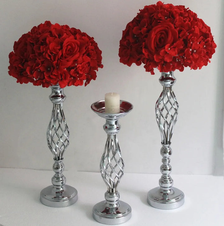 Elegant Ljusstake Set med Metallställ