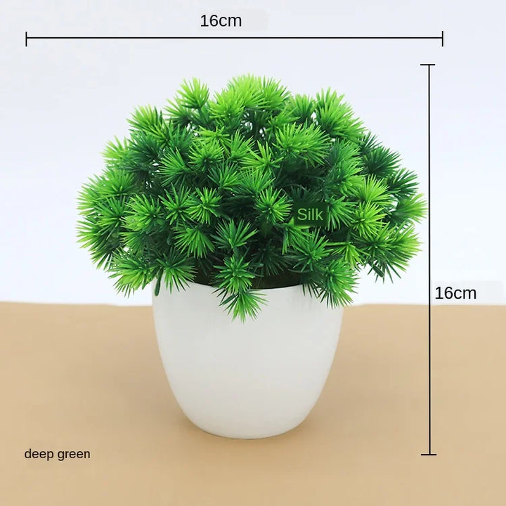 Liten Träkruka Bonsai Växter