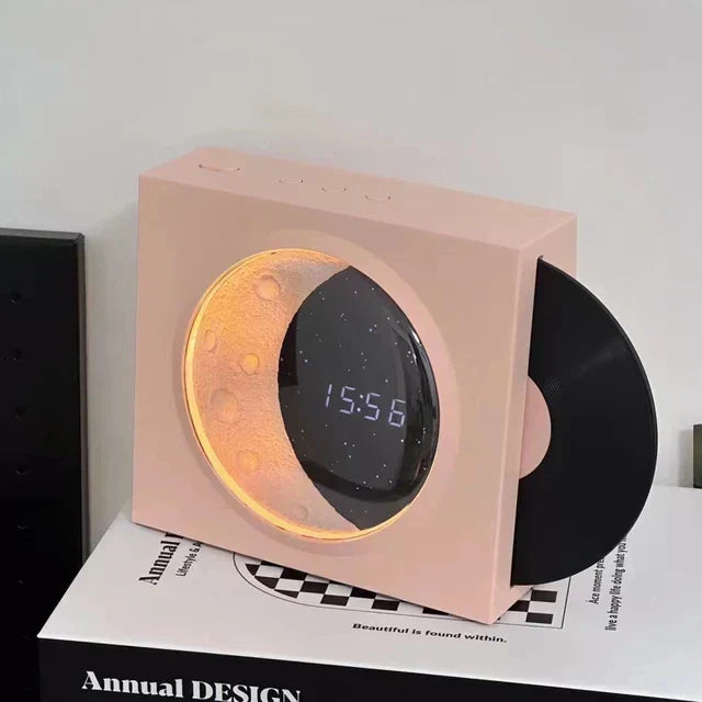 Månlampa med musik och LED-nattljus – Stämningsbelysning med Bluetooth-högtalare |