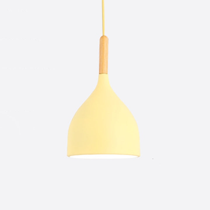 Talon - Modern Drop-Shaped Wooden Pendant Light Skandinavisk Taklampa