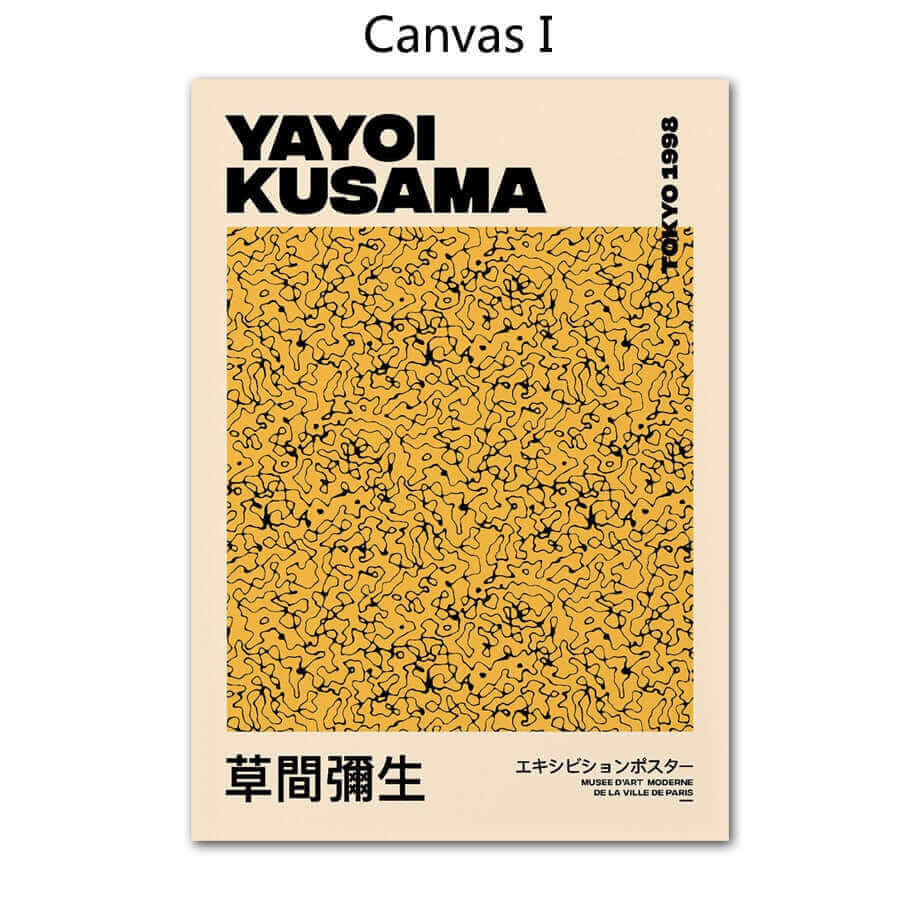 Yayoi Kusama Abstrakt Premium Affisch