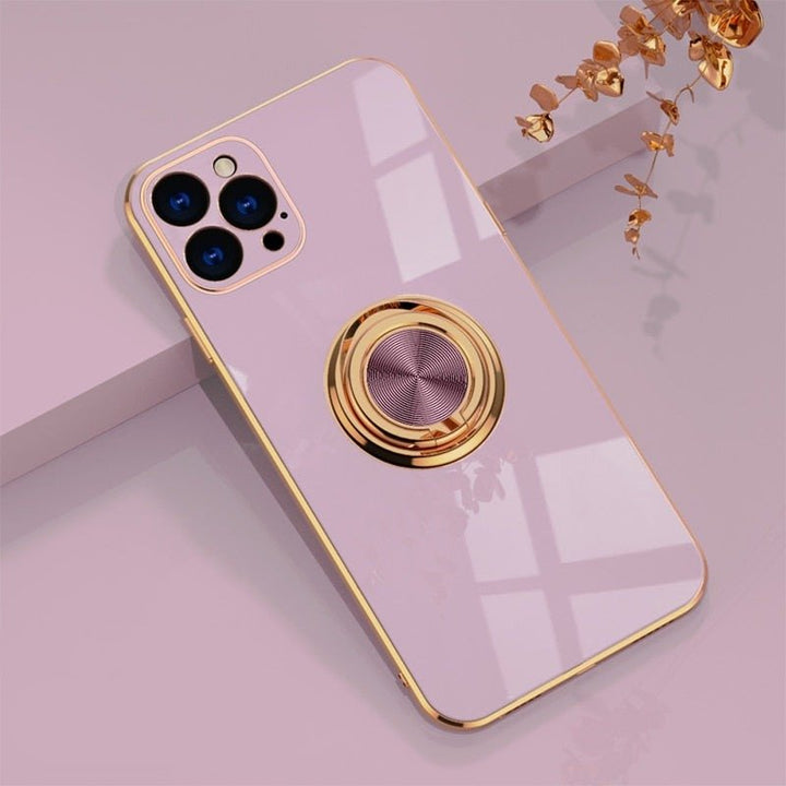 iPhone-fodral med metallstativring
