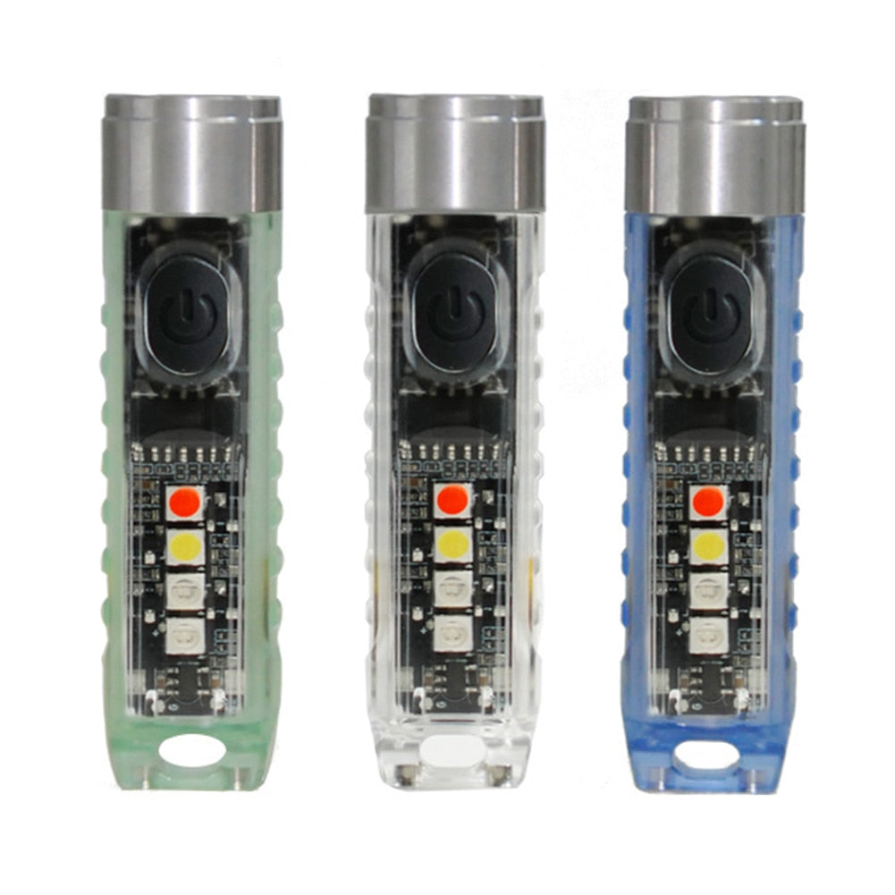 Mini-LED nyckelring ficklampa