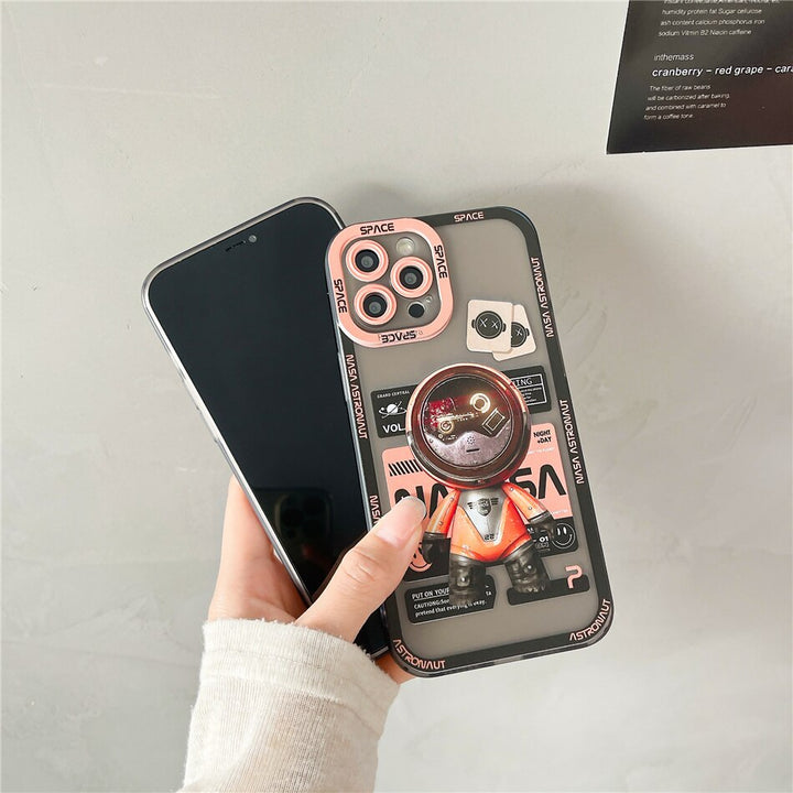 Rymdtid Astronaut Konstnärlig Telefonfodral