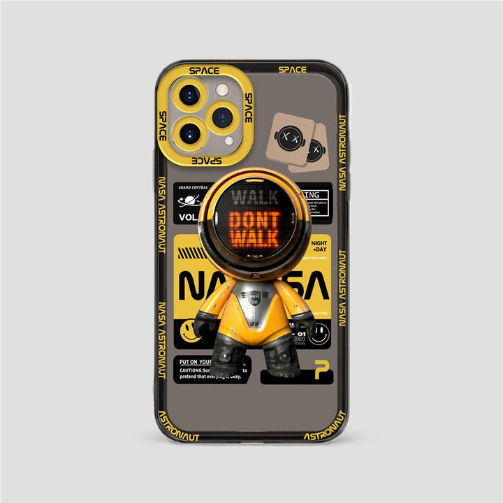 Rymdtid Astronaut Konstnärlig Telefonfodral