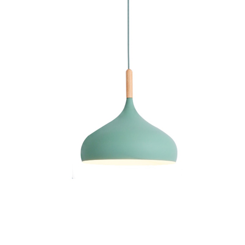 Talon - Modern Drop-Shaped Wooden Pendant Light Skandinavisk Taklampa