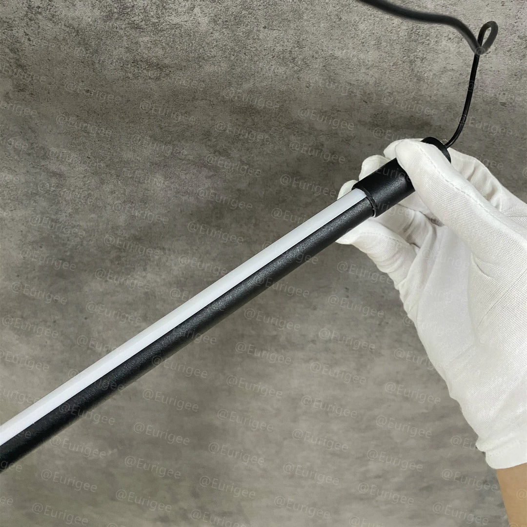 Nordisk LED Pendellampa: Minimalistisk design med kreativa linjer, perfekt för sovrummet, matplatsen