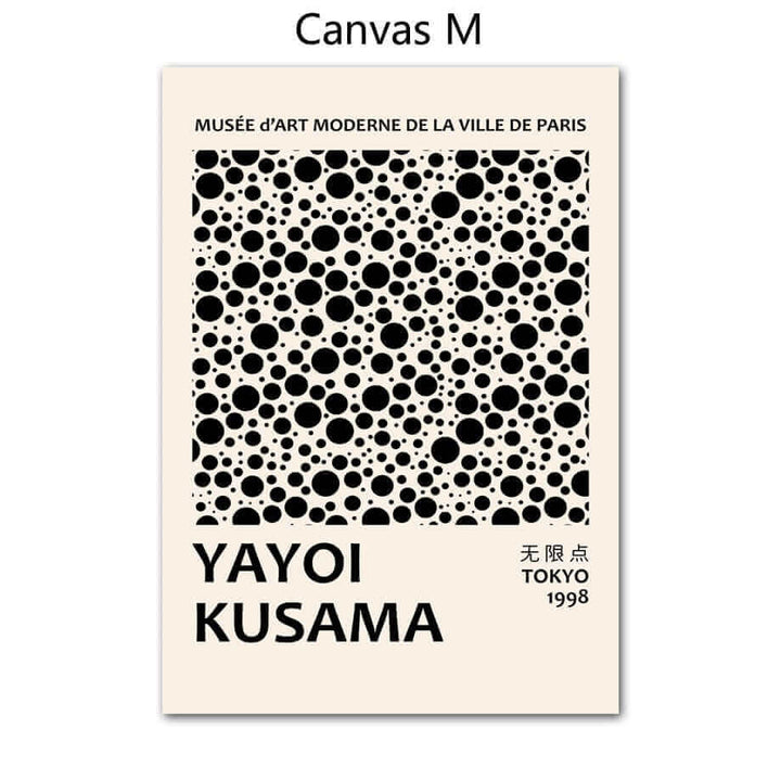 Yayoi Kusama Abstrakt Premium Affisch