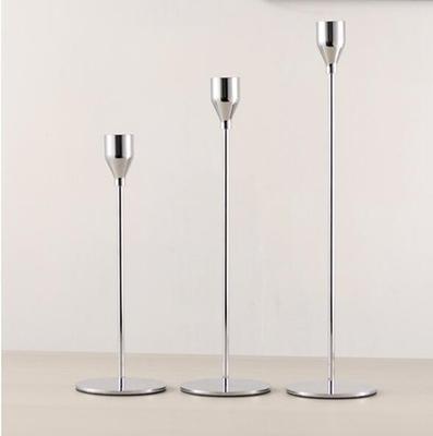 3-delars set metall ljusstake