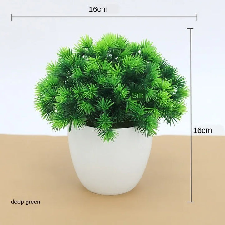 Liten Träkruka Bonsai Växter