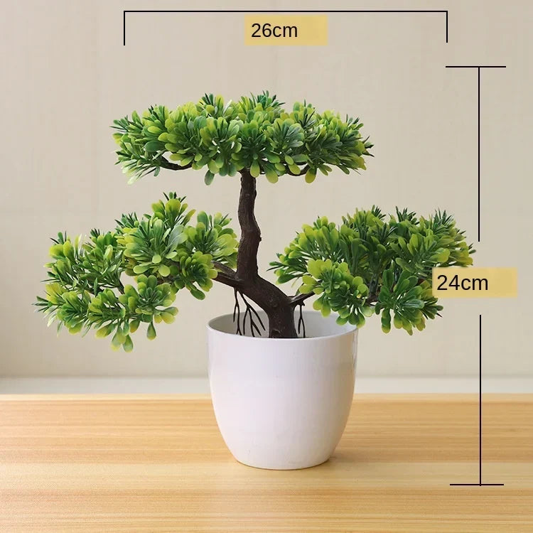 Liten Träkruka Bonsai Växter