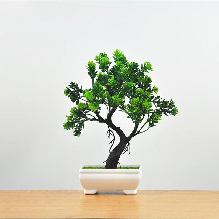 Liten Träkruka Bonsai Växter
