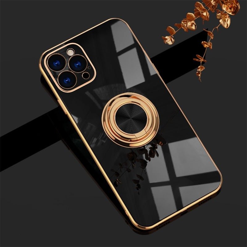 iPhone-fodral med metallstativring