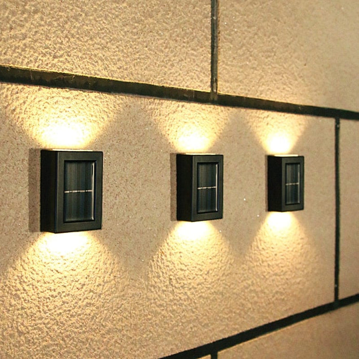 Solenergidriven terrassvägglampa
