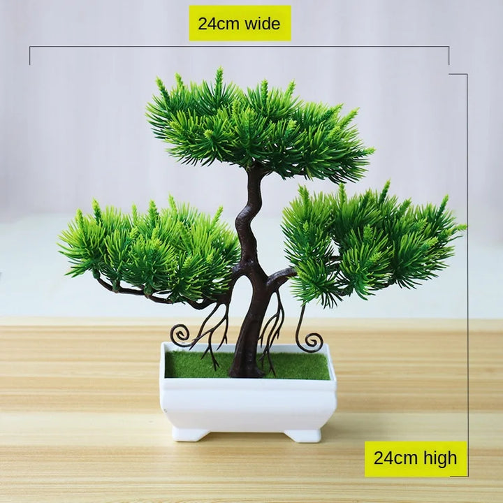 Liten Träkruka Bonsai Växter