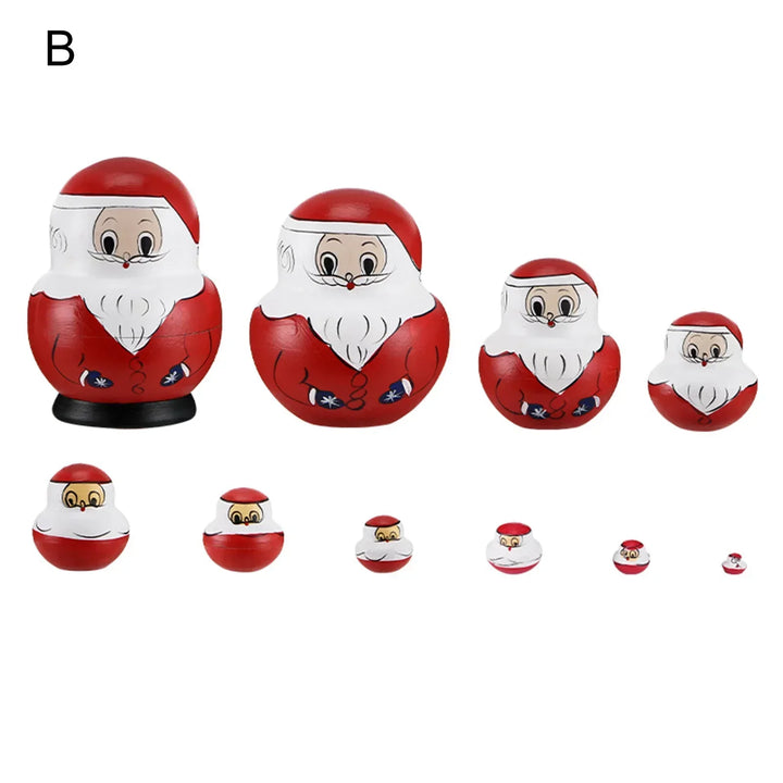 10 delar/set trä ryska matryoshka-dockor
