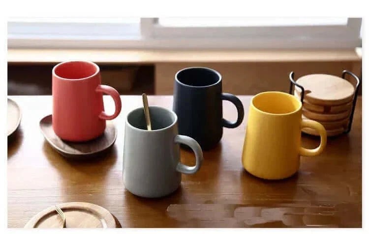 Mycket stor stengods kaffekopp