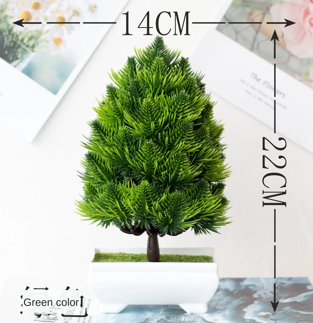 Liten Träkruka Bonsai Växter