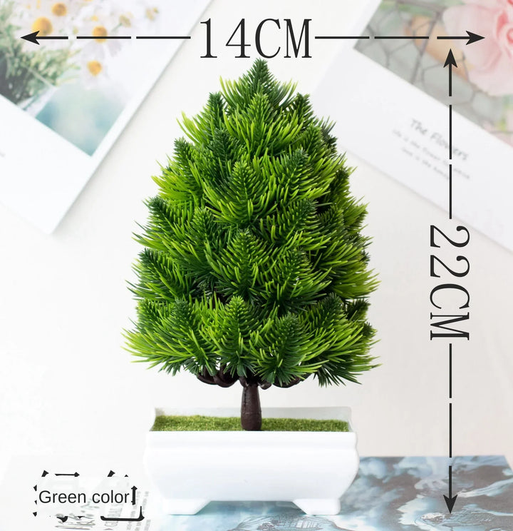 Liten Träkruka Bonsai Växter