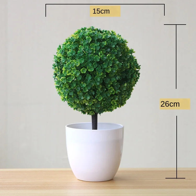 Liten Träkruka Bonsai Växter