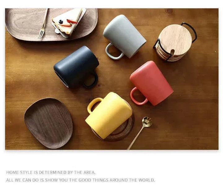 Mycket stor stengods kaffekopp