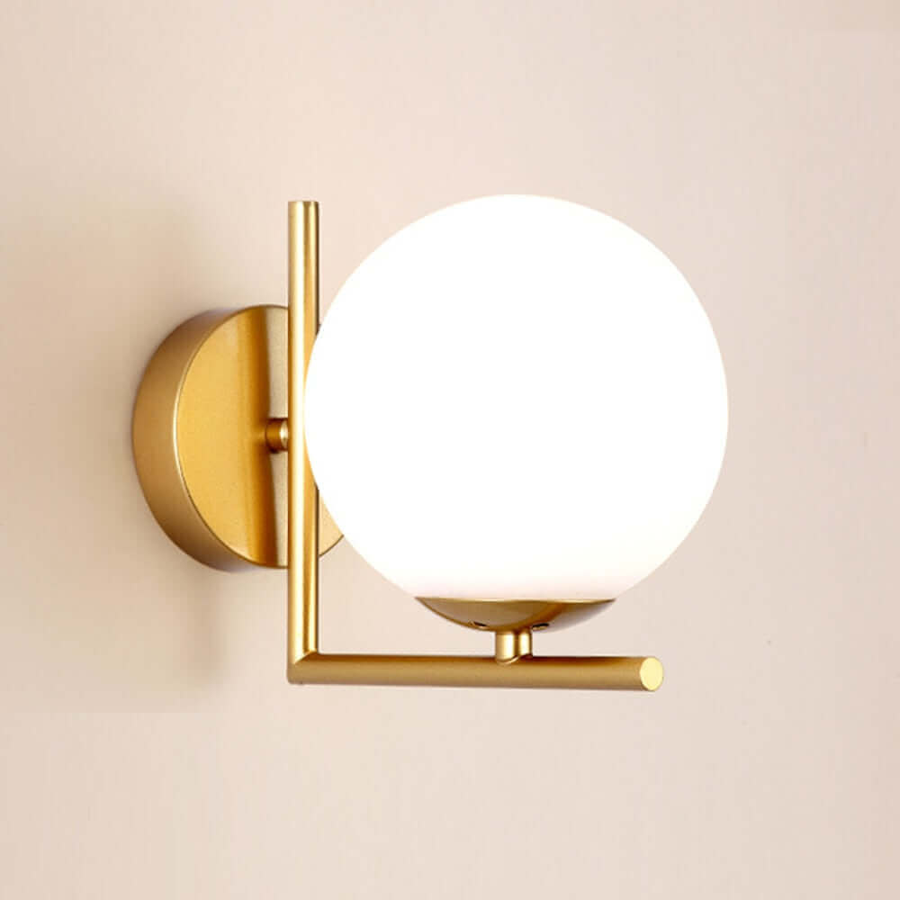 Guld Vägglampa