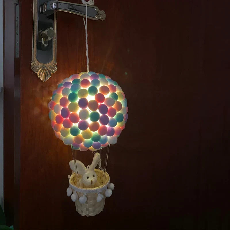 DIY Luftballong-formad Flygande Djur Nattlampa