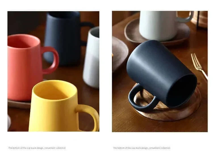 Mycket stor stengods kaffekopp